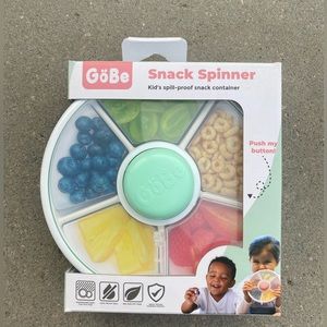 GoBe kid’s spill proof snack container with mint gr…